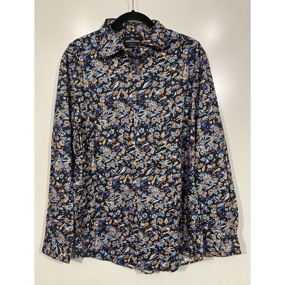 Rodd & Gunn Men’s Torrance Street LS Shirt Sport Fit Blue Sz L NWT MSRP $198